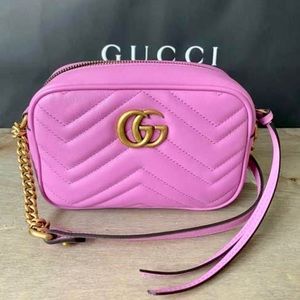 Gucci GG Marmont Mini Matelassé Camera Bag